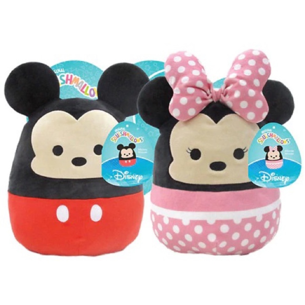 Squishmallow, Mickey and Minnie pair